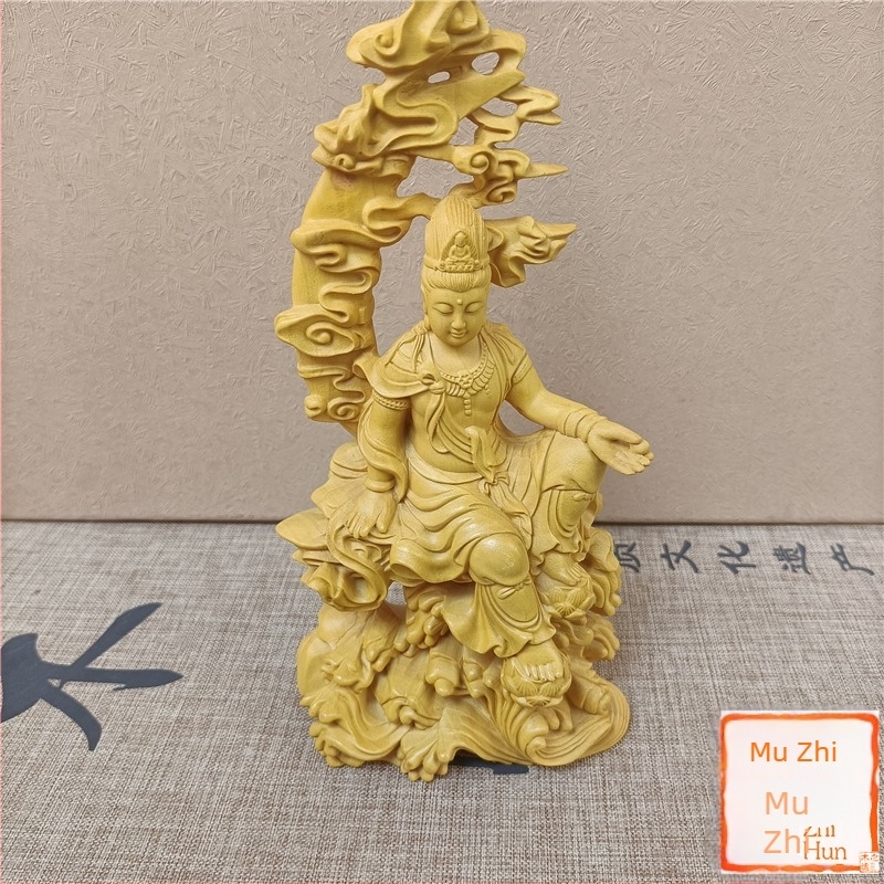 Fafaragott Guanyin Bodhisattva szobor, Ming–Qing stílusú, otthoni dekoráció