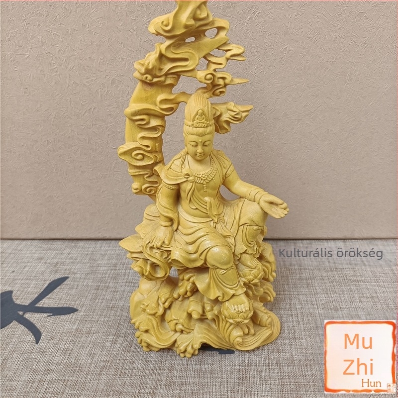 Fafaragott Guanyin Bodhisattva szobor, Ming–Qing stílusú, otthoni dekoráció