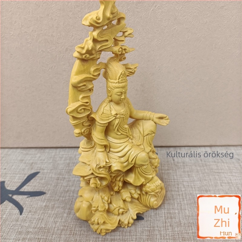 Fafaragott Guanyin Bodhisattva szobor, Ming–Qing stílusú, otthoni dekoráció
