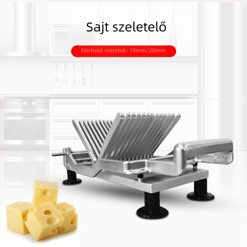 Kézi sajtszeletelő és zöldségvágó – burgonya, uborka és citrom szeletelésére