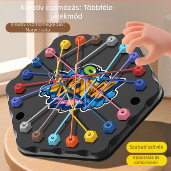 Gyerekeknek szóló kötéloldó kihívás: családi interakció, logikai gondolkodás fejlesztése és kognitív fejlődés — oktató kötélpuzzle játék