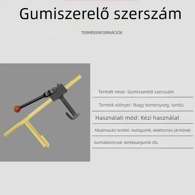 Motorkerékhez készült kézi gumi demontáló készlet, Dragon Clamp, gumi nyomó- és demontáló eszköz