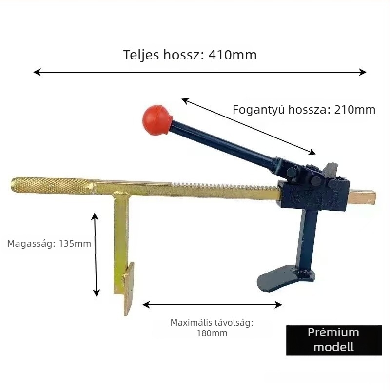 Motorkerékhez készült kézi gumi demontáló készlet, Dragon Clamp, gumi nyomó- és demontáló eszköz