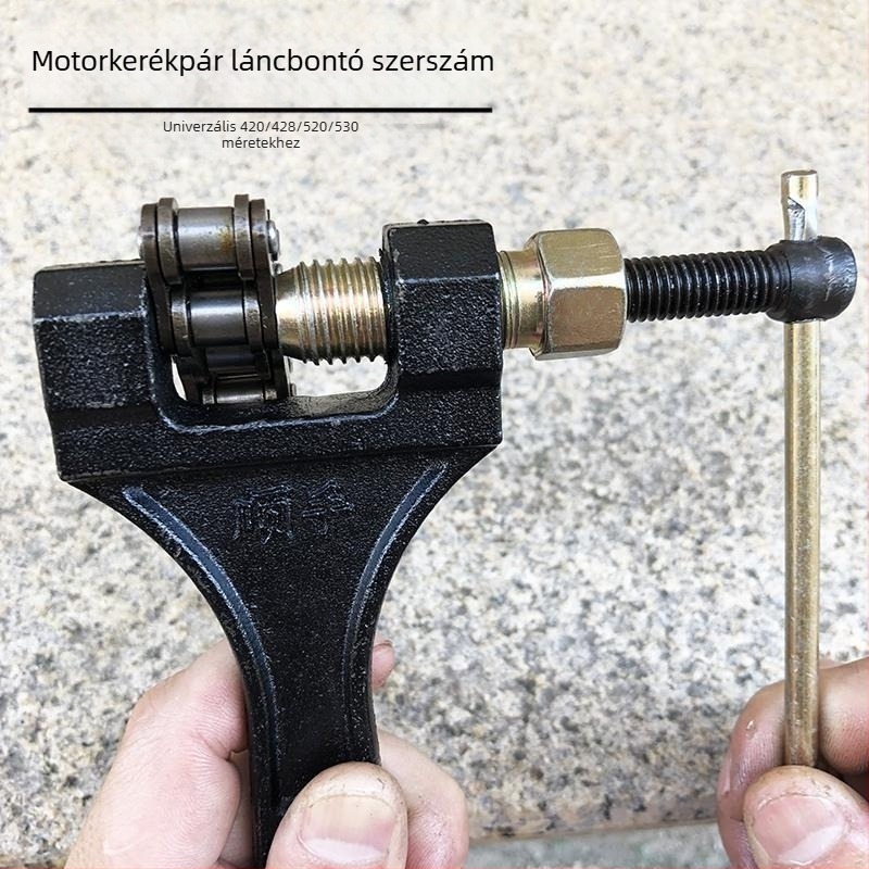 Lánceltávolító eszköz motorkerékpárhoz, háromkerekűhöz és kerékpárhoz – 420-530 lánc