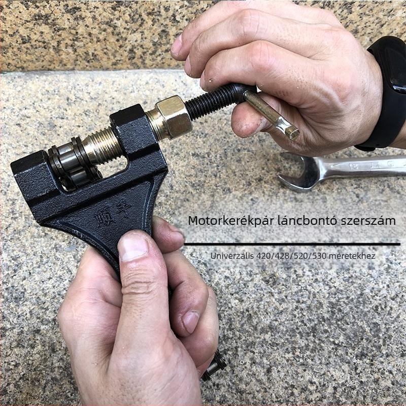Lánceltávolító eszköz motorkerékpárhoz, háromkerekűhöz és kerékpárhoz – 420-530 lánc