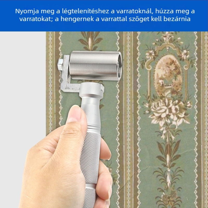 Rozsdamentes acélból készült csapágyas tapétaroll