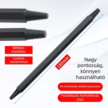 Speciális fordított kúpos eszköz töredezett gyújtógyertya eltávolítására