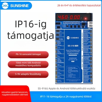 SS-916 Ultra töltésaktiváló eszköz Apple és Android készülékekhez, kompatibilis a 16-os sorozattal