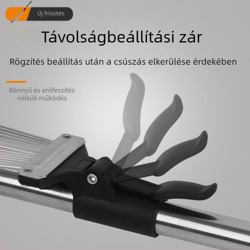 Teleszkópos vasgereblye – többfunkciós mezőgazdasági eszköz levelekre és fűre, kinyújtható