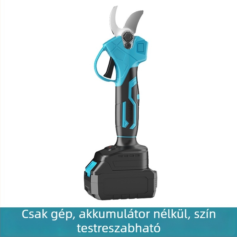 Akkumulátoros elektromos metszőolló vastag ágakhoz, nagy teljesítményű kerti gallyvágó