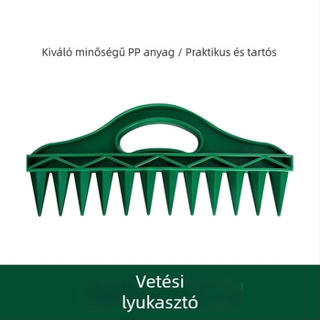 Vetésközítő eszköz és gyors lyukasztó a kerthez