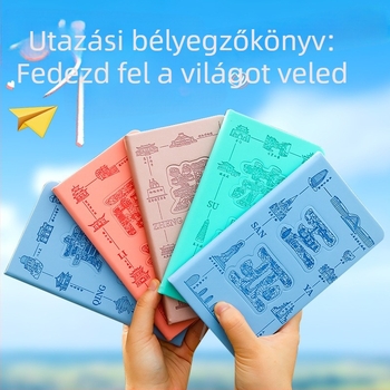 Sanya látnivalók bélyegző naplója kivágott mintával, 2024 nemzeti stílus
