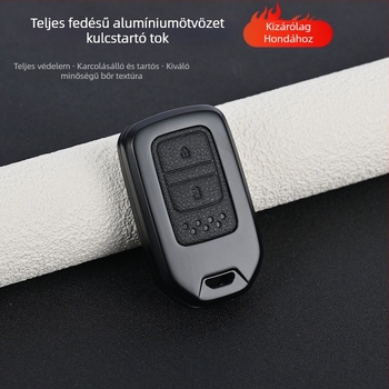 Honda kulcstartó tok alumíniumötvözetből – Accord, Haoying, Civic, Binzhi, Lingpai, Fengfan, Yingshi, Pi Model