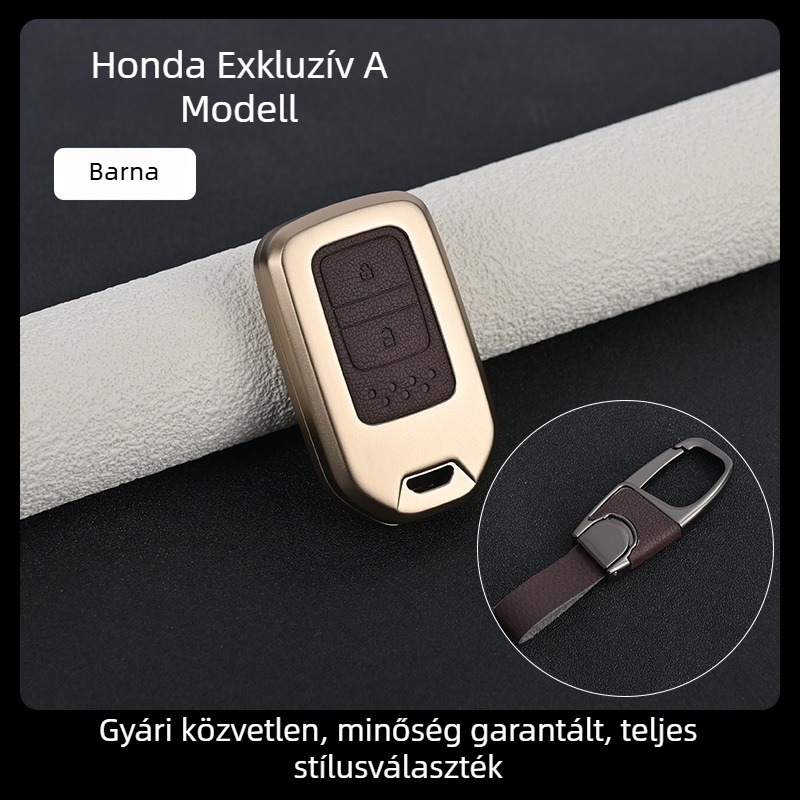 Honda kulcstartó tok alumíniumötvözetből – Accord, Haoying, Civic, Binzhi, Lingpai, Fengfan, Yingshi, Pi Model