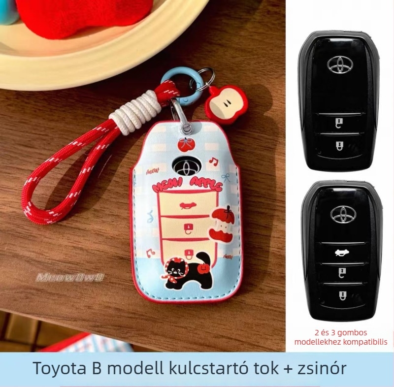 Sea Salt Apple Toyota kulcsfedél tok Camry, Corolla, RAV4, Yaris és C-HR
