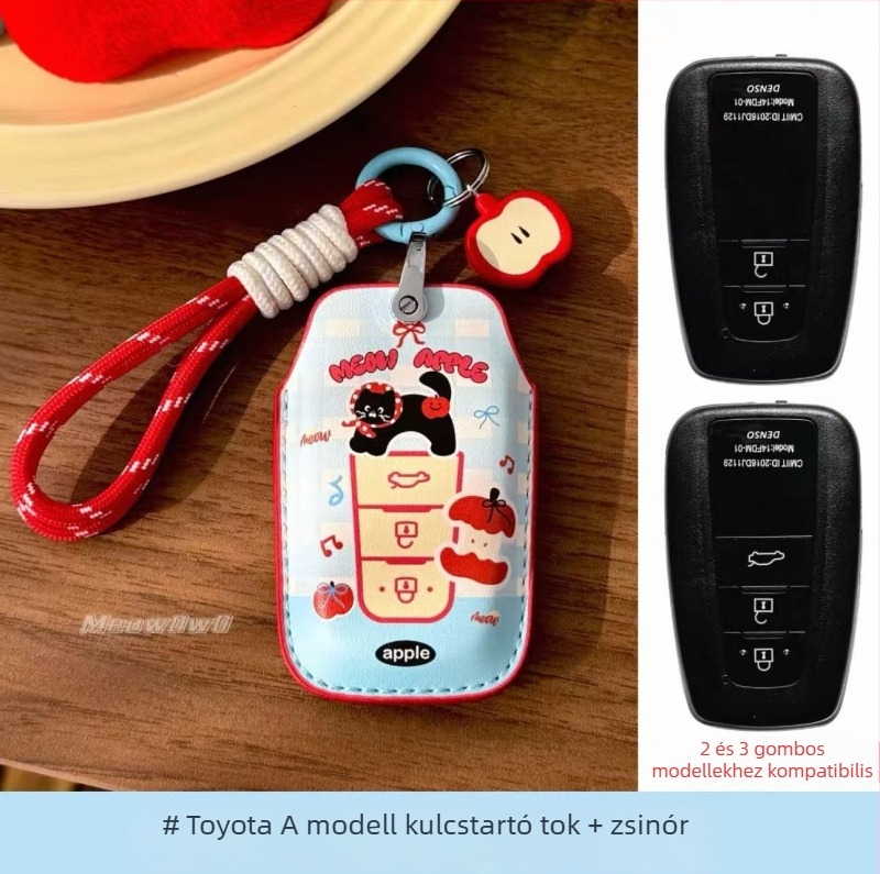 Sea Salt Apple Toyota kulcsfedél tok Camry, Corolla, RAV4, Yaris és C-HR