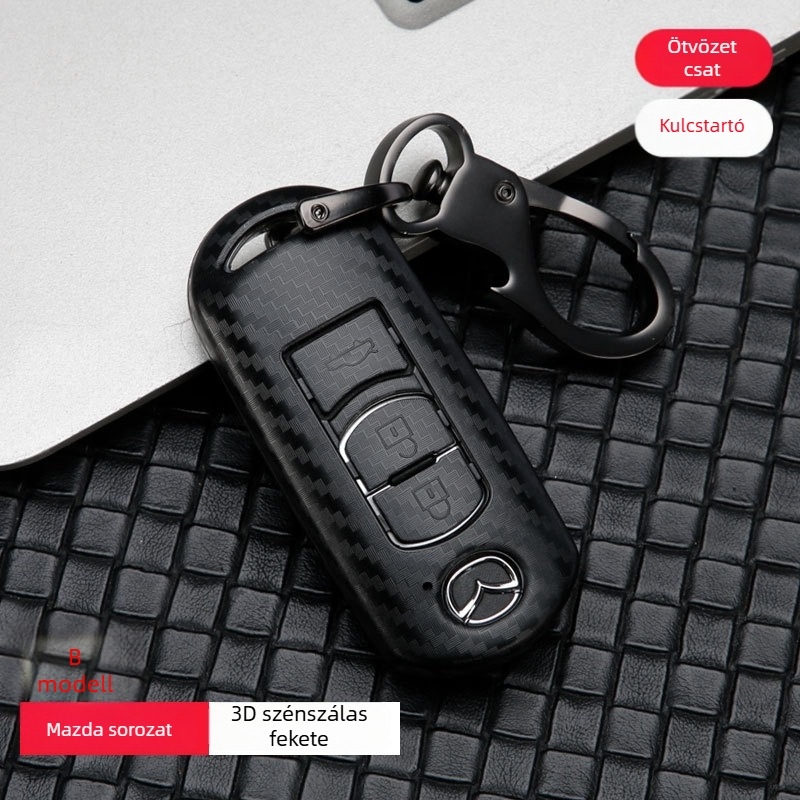 Mazda 3 Axela, CX-4 és CX-5 modellhez matt kulcstartó tok, 2018