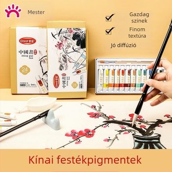 Master Kínai Pigmentkészlet Kezdőknek, Művészeti Oktatási Anyagok, 36 Szín a Dobozban