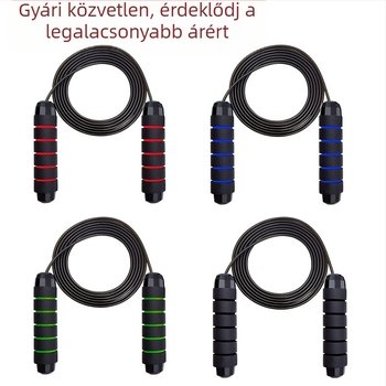 Súlyozott ugrókötél acélhuzalból sportos edzésekhez és felkészüléshez a középiskolai felvételi vizsgára