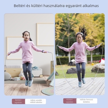 Gyerekeknek szánt ugrálókötél – gyors változat kezdőknek, általános- és középiskolások számára