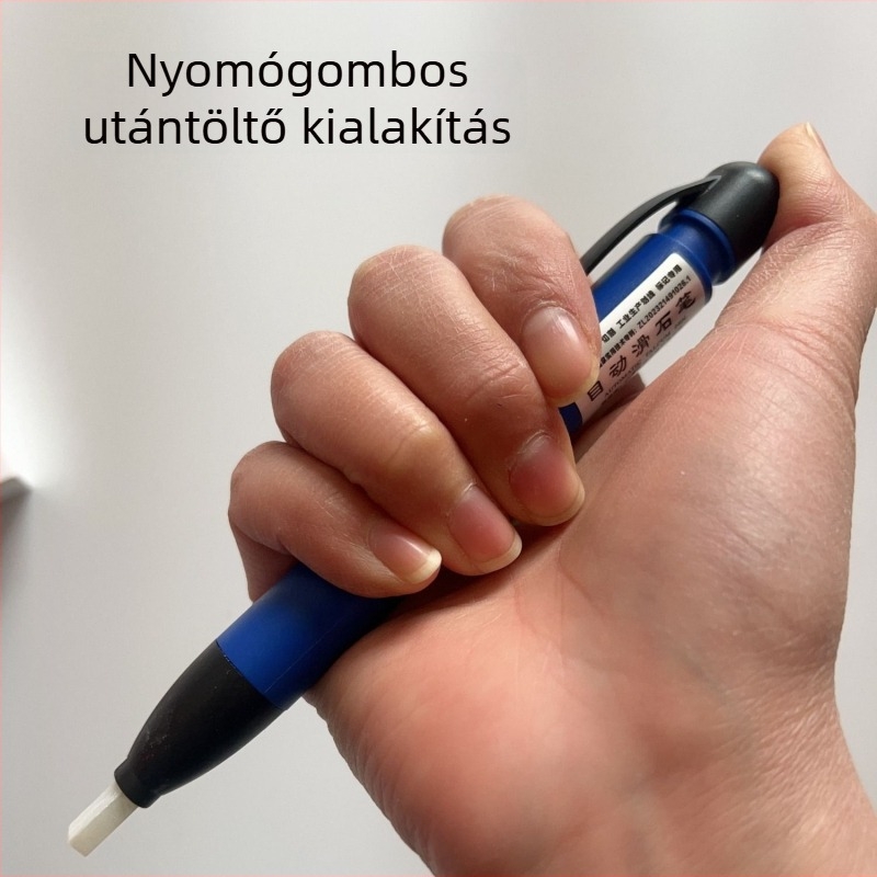 Új automatikus pormentes jelölő toll talckővel és acél alkatrészekkel