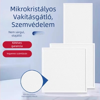 Teljes spektrumú beépített mennyezeti LED panel 30x600 mm, irodai világításhoz, szemvédő