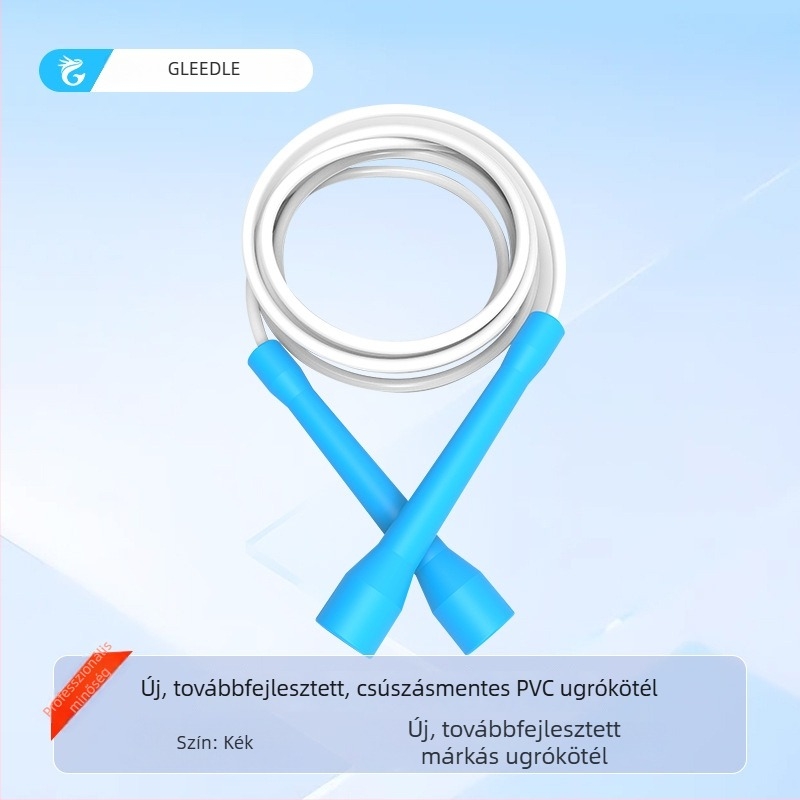 Gradient színű fogantyús PVC ugrókötél, 5 mm, hidegálló és kopásálló, sportos edzéshez