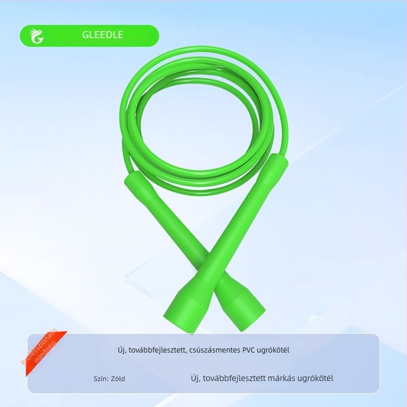 Gradient színű fogantyús PVC ugrókötél, 5 mm, hidegálló és kopásálló, sportos edzéshez