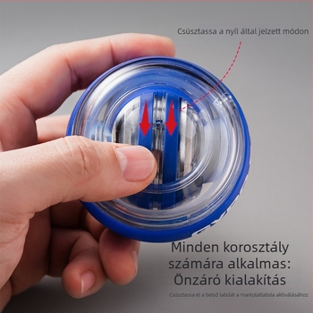 Csuklóerő-labda és fogó-labda – csuklóedző eszköz, rehabilitáció, ujjak és kéz edzése, stresszoldás, univerzális modell
