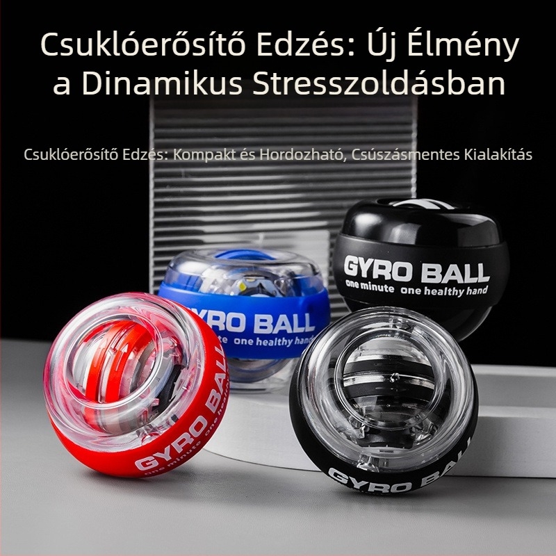 Csuklóerő-labda és fogó-labda – csuklóedző eszköz, rehabilitáció, ujjak és kéz edzése, stresszoldás, univerzális modell