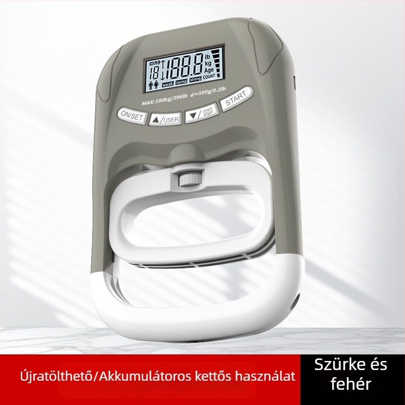 Elektronikus fogóerőmérő, állítható férfiak és nők számára, rehabilitációs és edzés célokra