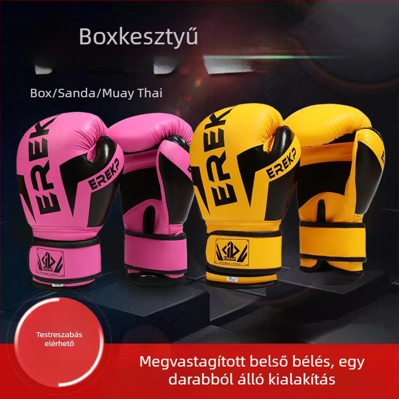 PU boxkesztyű 8 oz – edzéshez felnőtteknek és gyermekeknek