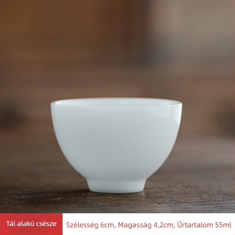 Ice Jade porcelán teáskészlet fedéllel – Kung Fu tea otthonra és az irodába