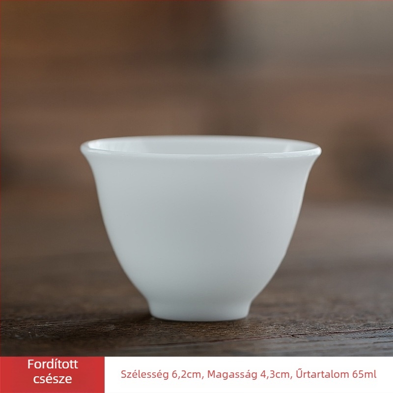 Ice Jade porcelán teáskészlet fedéllel – Kung Fu tea otthonra és az irodába