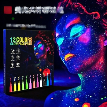 Fluoreszcens tetováló tollak és test-markerek, egyszer használatos, UV tetováló tollak