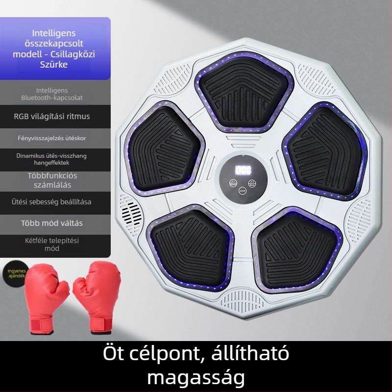 Ancient Spring Okos Bluetoothos zenés boksz célpont otthoni edzéshez, falra szerelhető, felnőtteknek