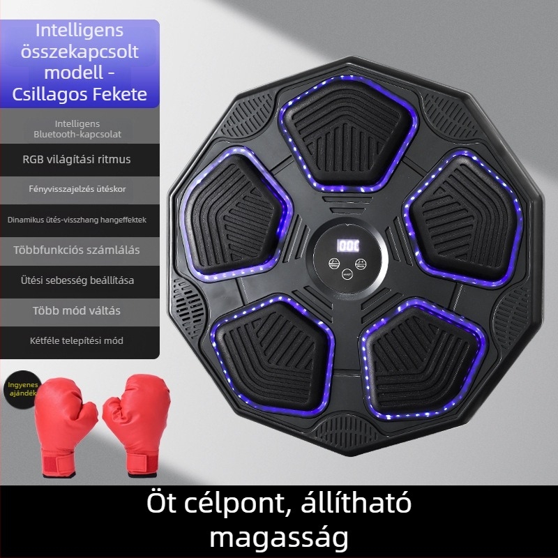 Ancient Spring Okos Bluetoothos zenés boksz célpont otthoni edzéshez, falra szerelhető, felnőtteknek