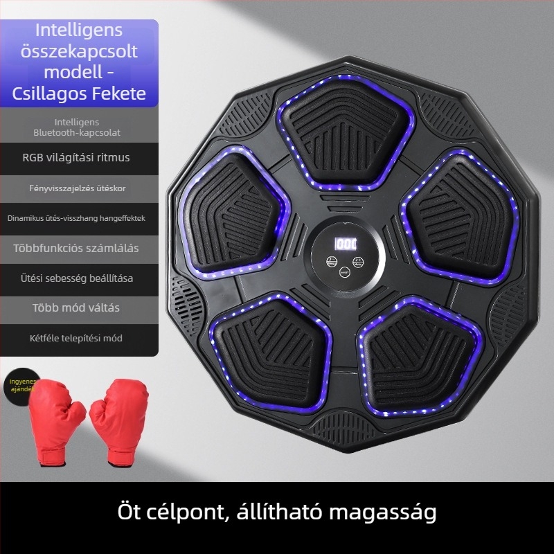 Ancient Spring Okos Bluetoothos zenés boksz célpont otthoni edzéshez, falra szerelhető, felnőtteknek