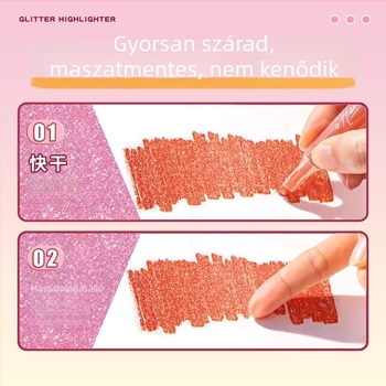 Deli SK418 Csillogó kiemelő toll diákoknak – színes marker naplóíráshoz