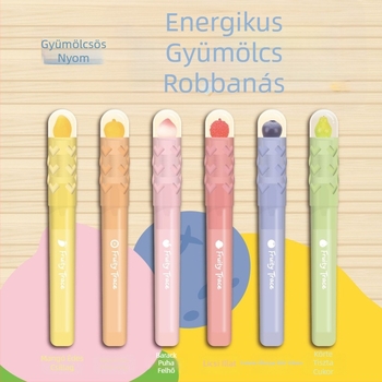 Gyümölcsillatú kiemelő toll puha végű, színes marker naplóíráshoz