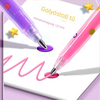 3D zselés marker gyerekeknek, színes kétszínű kontúr toll