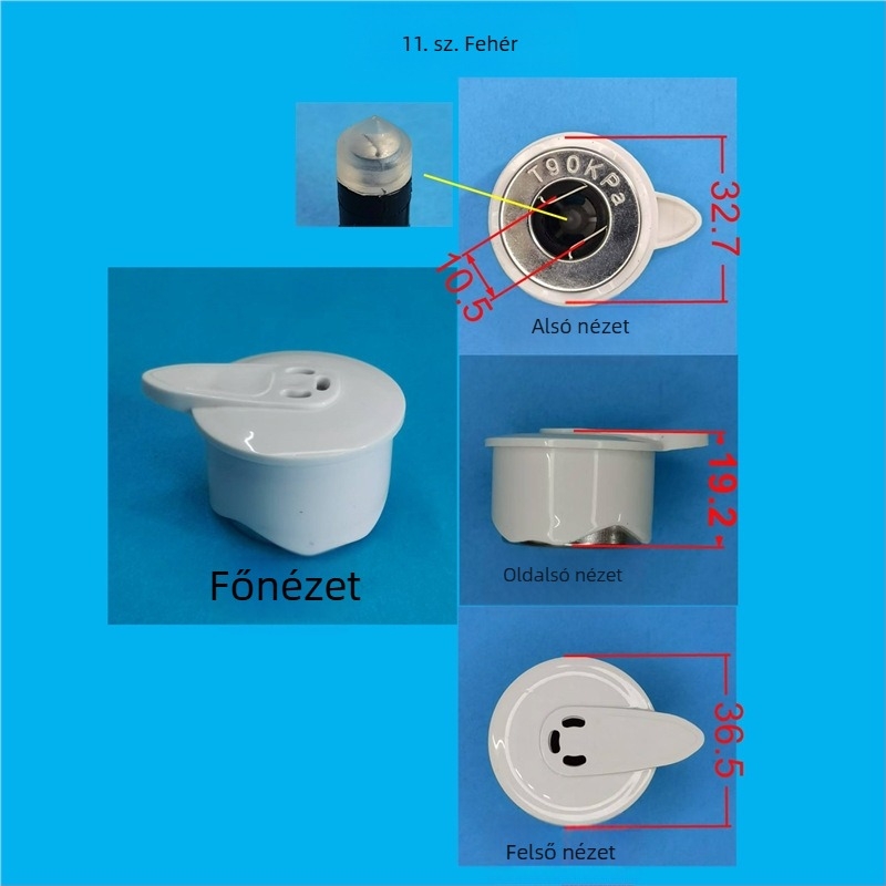 Elektromos nyomásfőző edény kiáramló szelepsapka, biztonsági szelep sapka, 3 cm, Midea-kompatibilis