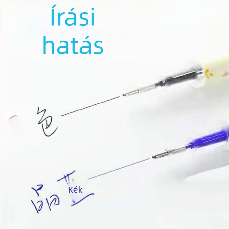 Odimei tollrefill neutrális, törölhető vízbázisú tinta, 0.38/0.5 mm, fekete/kristály kék
