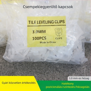 Gazdaságos csempe szintező eszköz alapbetéttel, 3,0 mm-es hézaggal