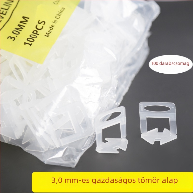 Gazdaságos csempe szintező eszköz alapbetéttel, 3,0 mm-es hézaggal