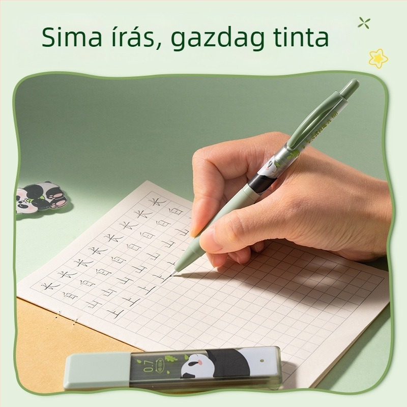Deli grafit töltő mechanikus ceruza számára, 0,5/0,7 mm HB, tartós, nagy kapacitású, grafit előre-hajtás