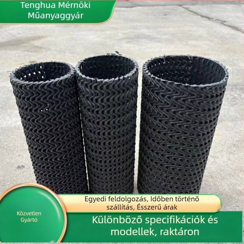 Tenghua HDPE cső föld alatti vízelvezetéshez, merev