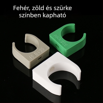 PPR csőbilincs, U-típusú csőkapocs, PPR klip, többméretű