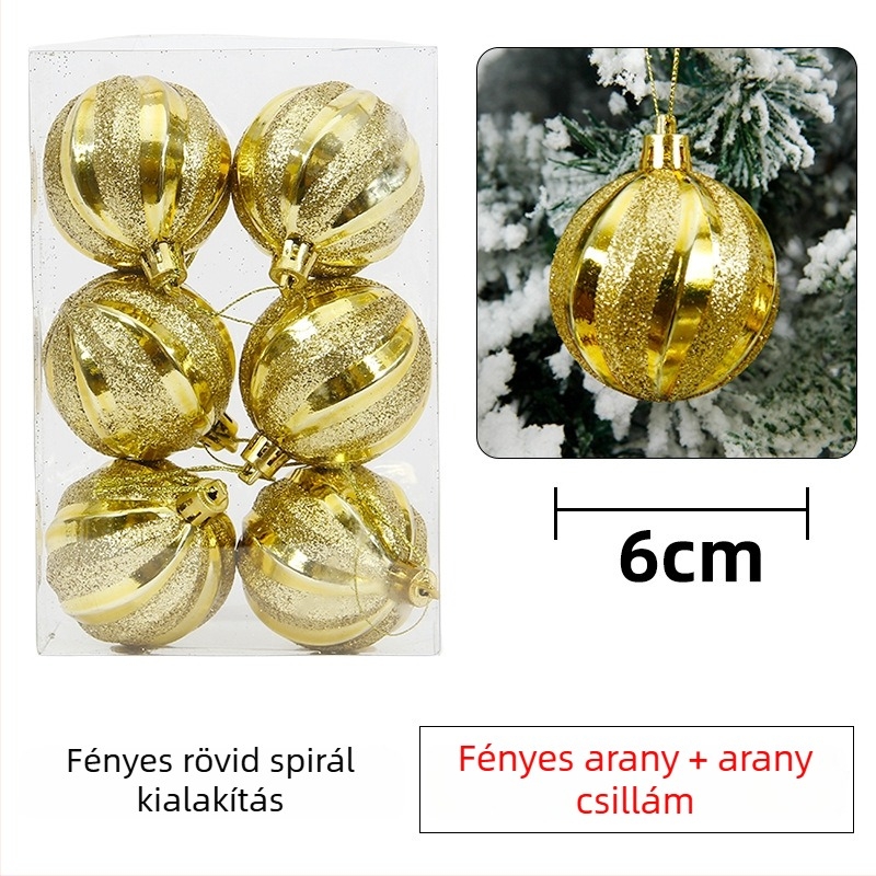 Festett elektroplatinált karácsonyi gömb – karácsonyfadísz, medál esküvőkhöz és kirakatokhoz