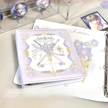 A5-ös kártyaalbum idol rajongóknak — fotó- és kártyatár